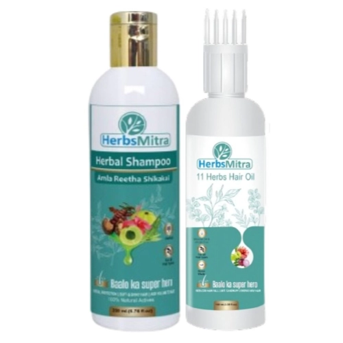 Hair Fall Control Combo with Hair Oil & Shampoo